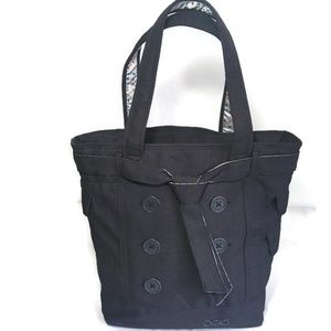 OGIO Hamptons Women's Laptop Tote Bag Gray Black